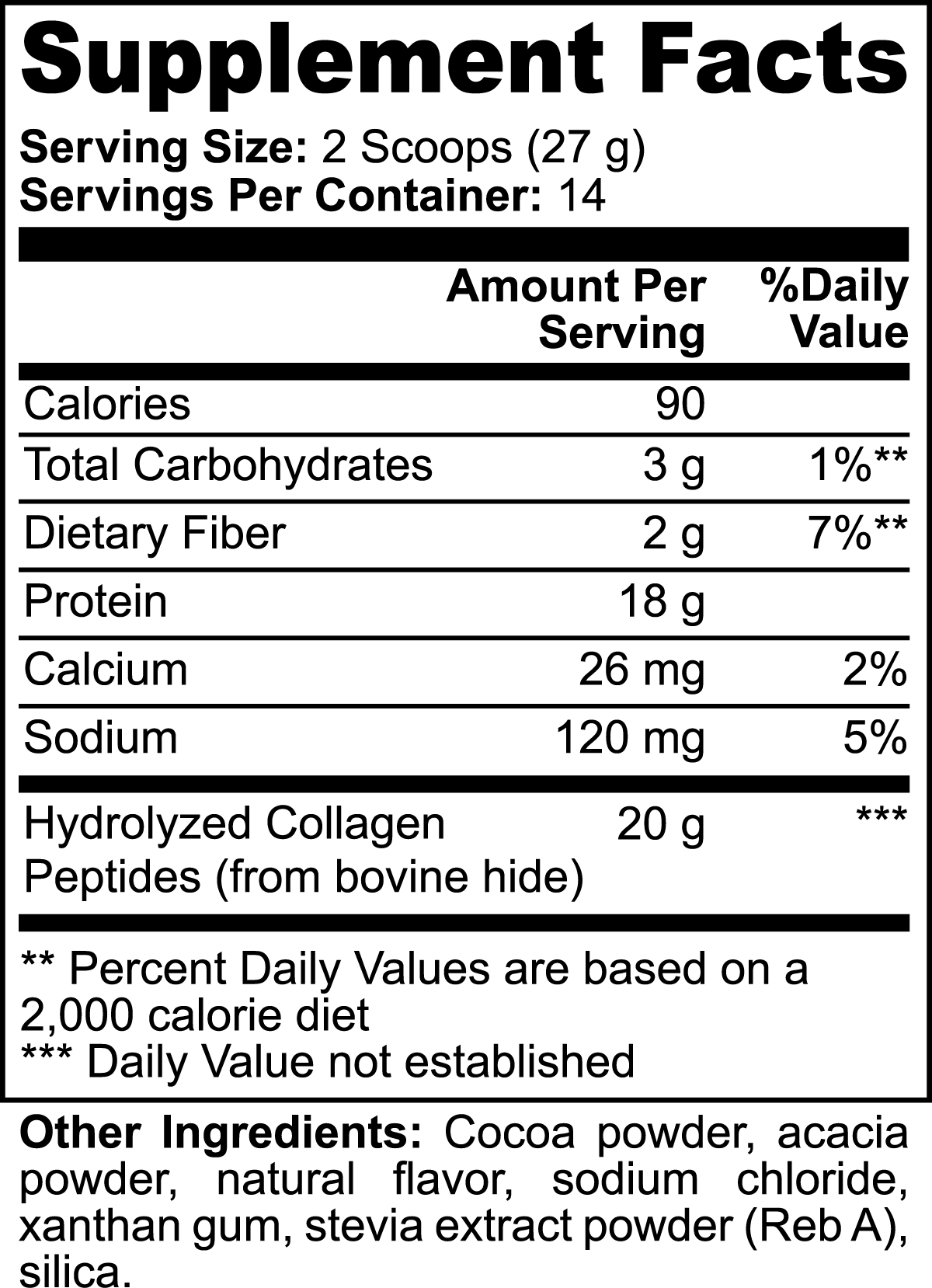 Collagen Peptides (Chocolate)