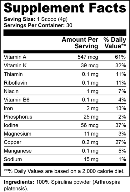 Pure Spirulina Power