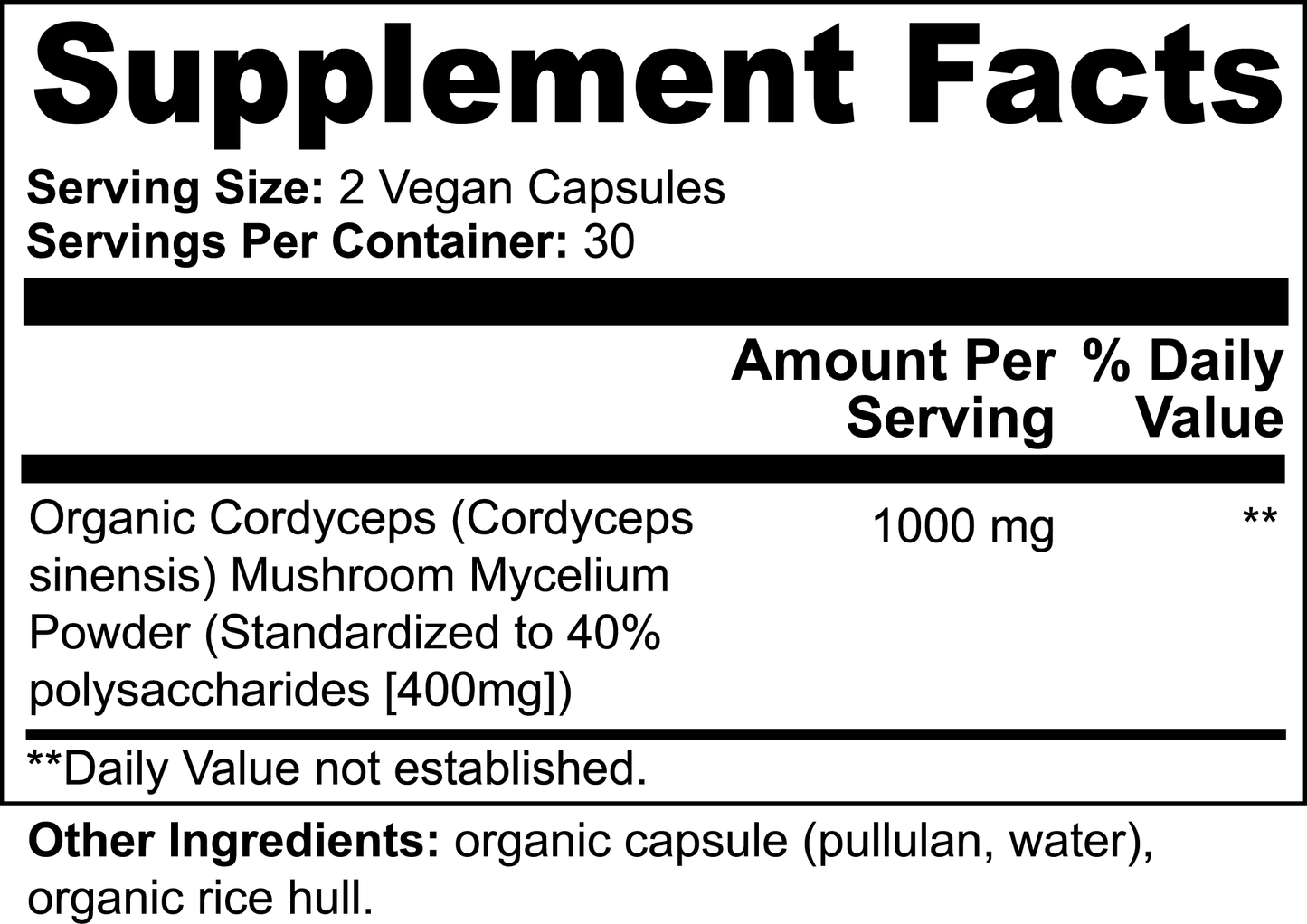 Cordyceps Endurance Support